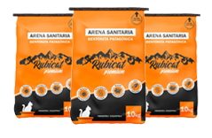 Arena sanitaria aglomerante Rubicat Premium 45 kg — Promo 3 bolsas mejor valor con envío gratis